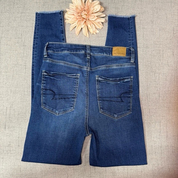 American Eagle Highest Rise Super Stretch Jegging Distressed Skinny Jean 6 - Picture 9 of 11
